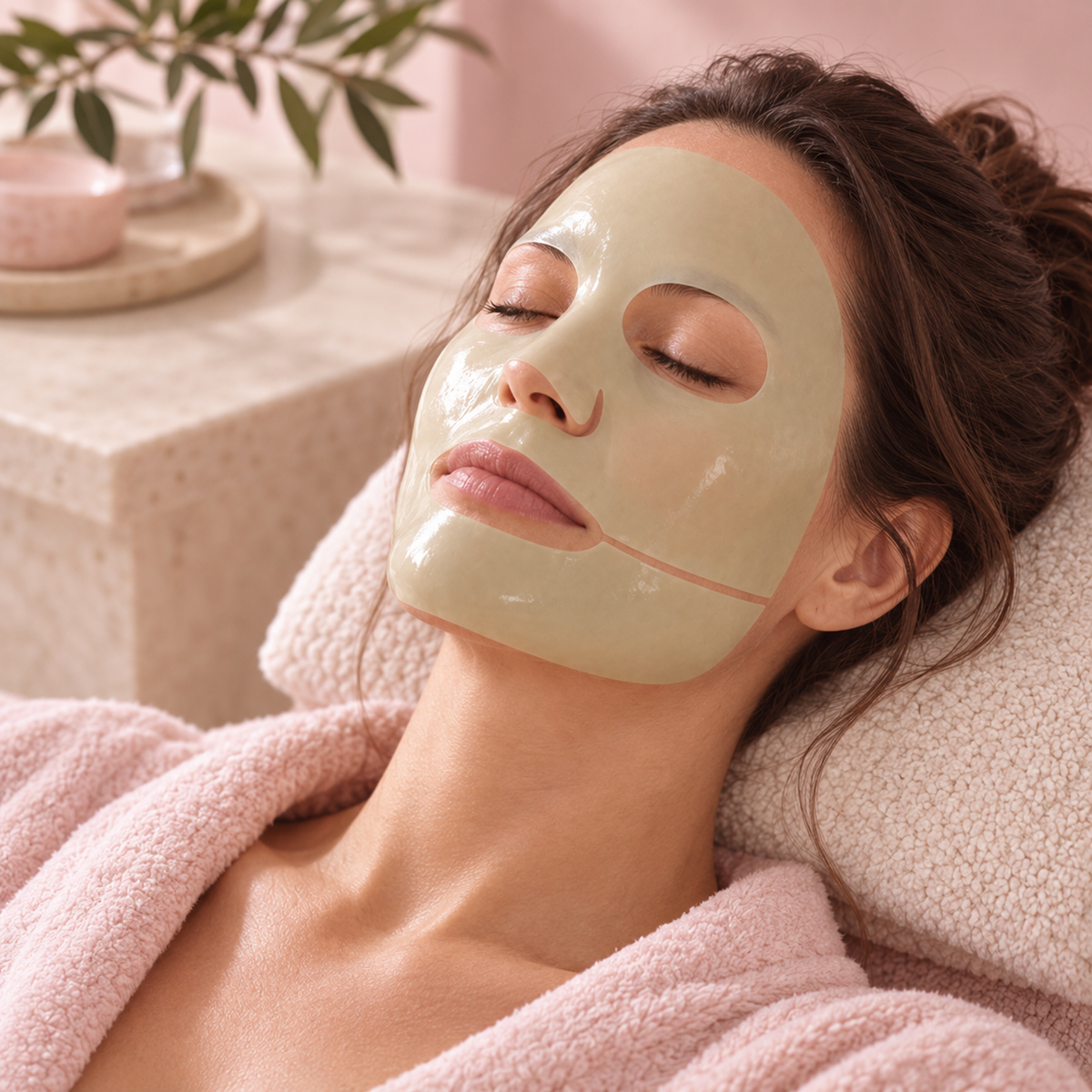PinkPome skincare application