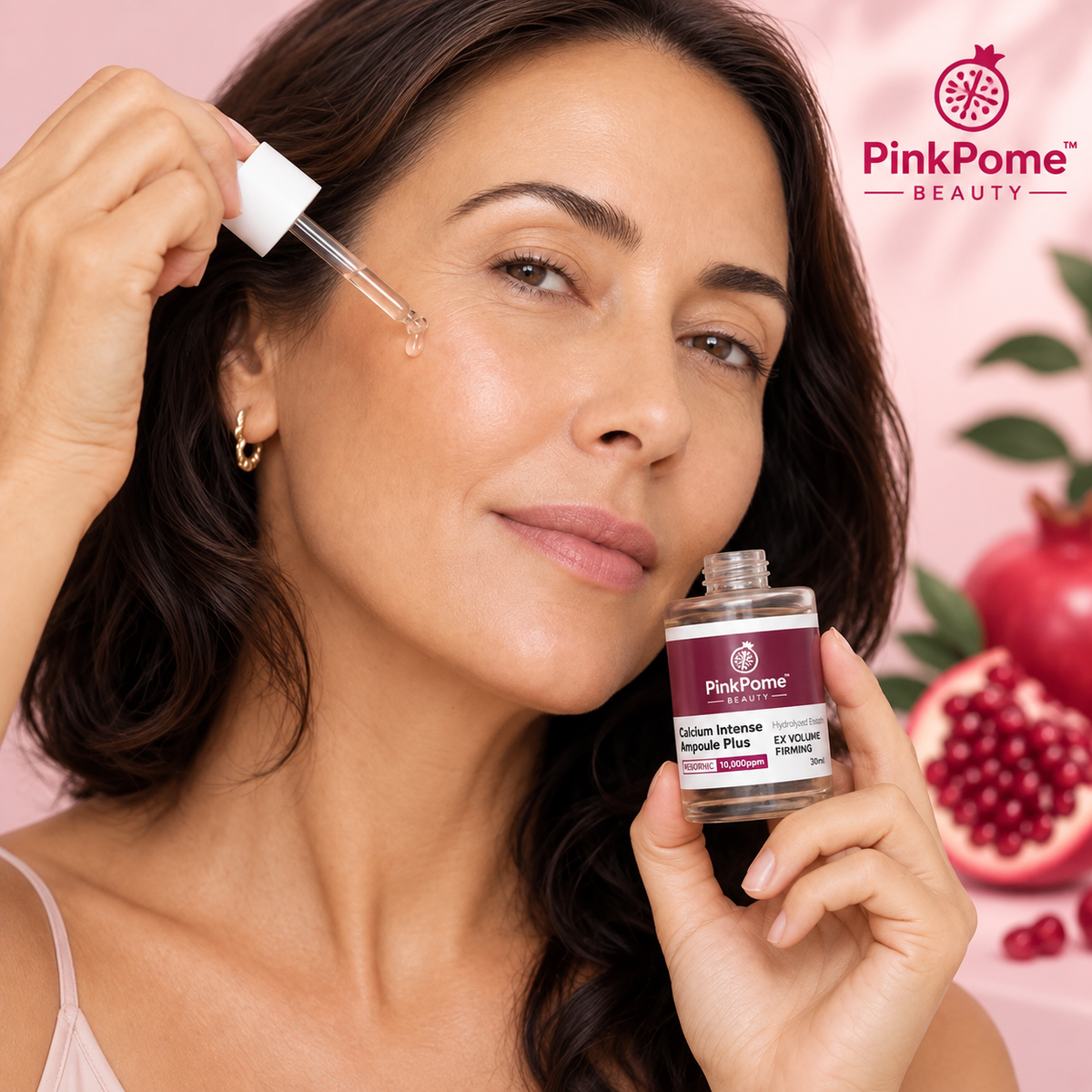 PinkPome skincare application