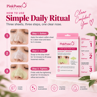 Cactox 3 Step Nose Mask Pack