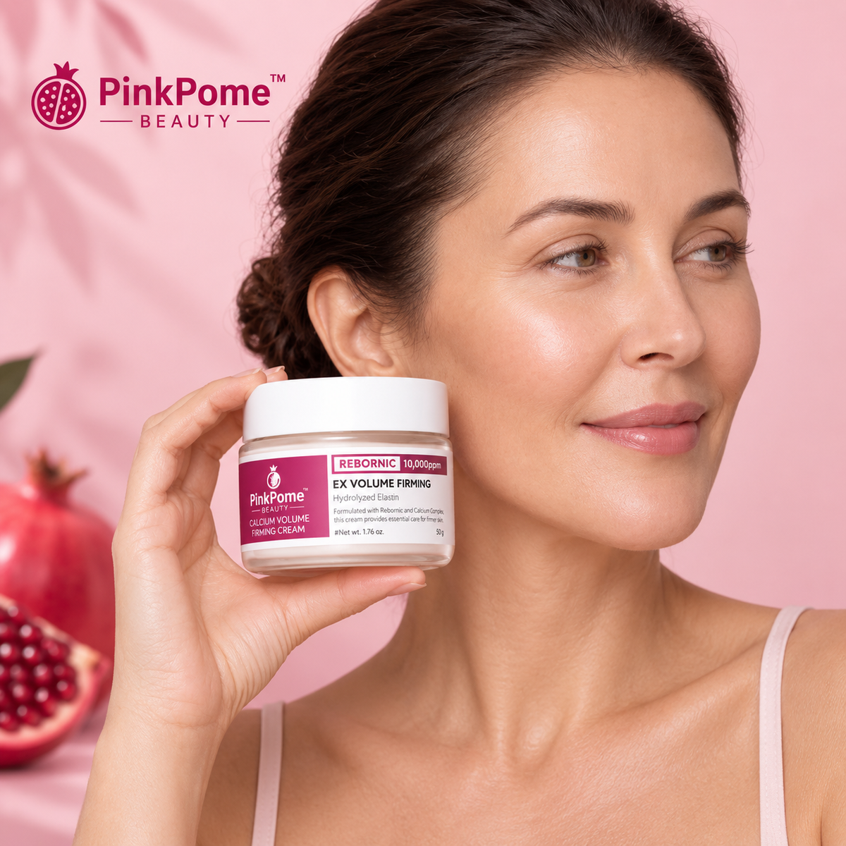 PinkPome skincare application